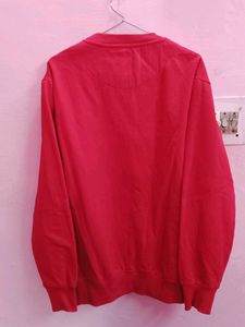 MOSCHINO Made In Italy Red Sweatshirt
