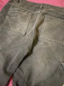 Y2K Black Cargo Denim Jeans