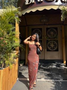 Sheer Floral Maxi Dress
