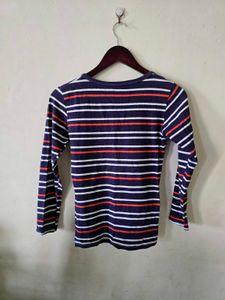 Striped Long Sleeve Top