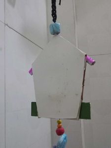 Hand-painted Decorative Birdhouse
