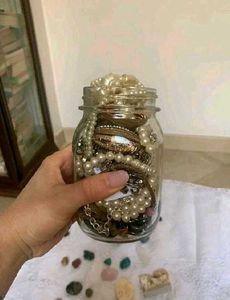 Assorted mystery jewellery jar