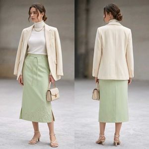 Y2K Sage Green Skirt 🎀