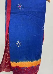 Elegant Blue Cotton Saree