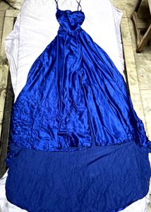 Royal Blue Embellished Gown