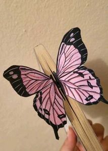 2 Butterfly Book - Decorative Page Holder