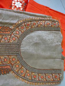 Embroidered Indian Suit Material