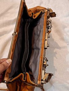 Vintage Patchwork Leather Clutch