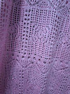 Pink Crochet Swim Cover-Up