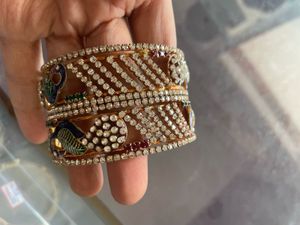 Stunning Peacock Design Bangles