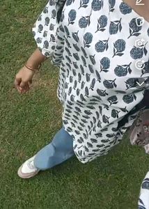 Chic Printed square neck Kurta✨
