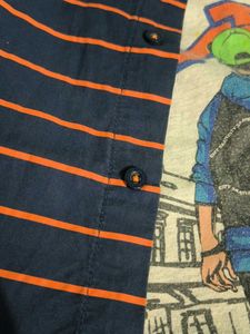 Boy's Striped Casual Shirt