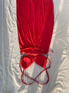 Stunning Red Bodycon Maxi Dress