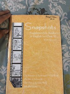 Hornbill and Snapshot Textbook for Class XI