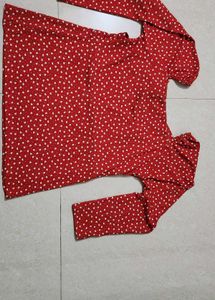 Valentine Special ❤️ Cute Heart Print Long Sleeve