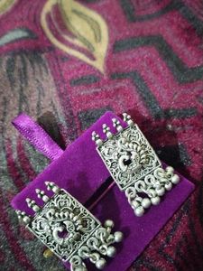 Antique Peacock Jhumka Earrings