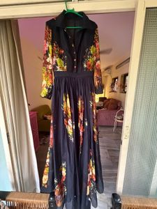 Chic Floral Print Maxi Dress