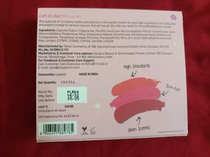 MyGlamm Popxo Mini Lip Kit ( Left On Red )