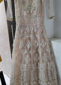 Light Orange Color Gown
