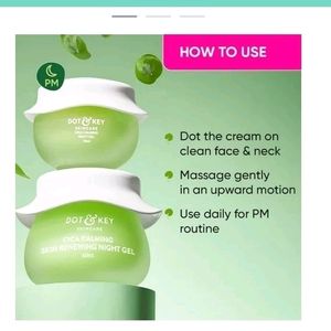 Niacinamide Night Gel And Vitamin C Moisture