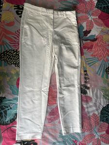 Classic White Trousers