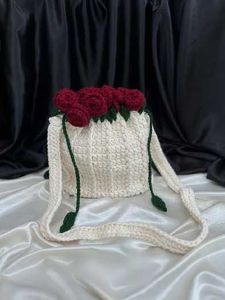 Crochet Rose Handbag
