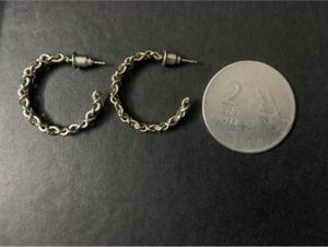 Chunky Twisted Hoop Earrings