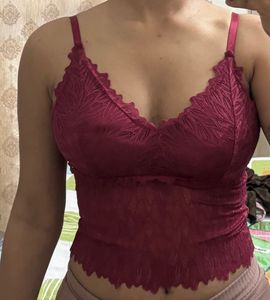 Lace Bralette Crop Top
