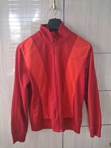 Adidas Red & Orange Track Jacket
