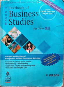 Textbook of Business Studies for Class XII