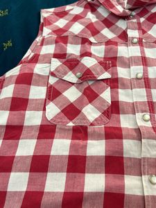 The Red &amp; White Box Design Shirt