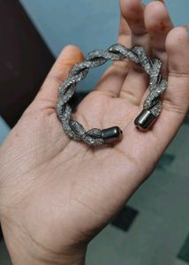 Unique Twisted Bangle Bracelet diamond jwellery