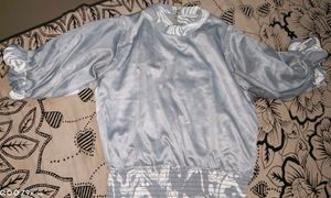 Elegant Light Gray Blouse