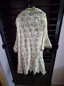 Olive green dress with jacket