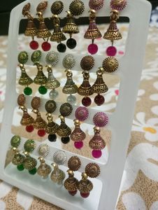 Beautiful Colorful Jhoomar Earrings Only One Pair