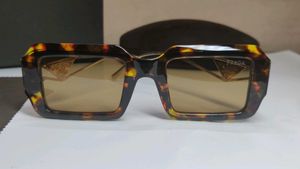 PRADA Tortoiseshell Square Sunglasses