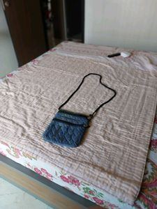 Denim Crossbody Bag