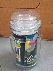 Glass Storage Jar with Lid