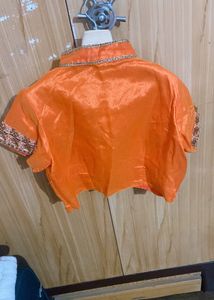 Beautiful Embroidery Silk Saree