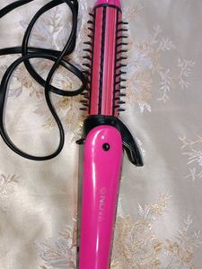 Pink Hair Crimping and Straightening machine