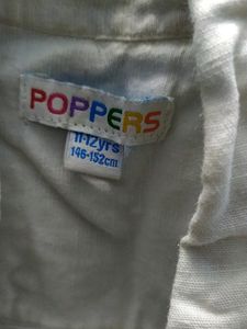 Shaded White And Blue Shirt