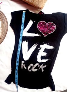 Very Beautiful Girls Graphic Printed Tunic Top