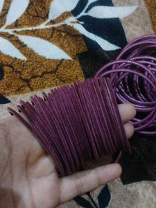 Purple Bangles Set
