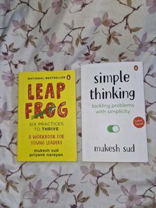 Author Signed Leap Frog & Simple Thinking Books