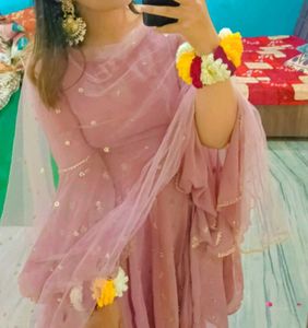 Panit Brand Beautiful Pink Kurta Set with Dupatta