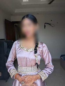 pink beautiful one piece anarkali suit