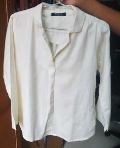 Cream Linen Tunic