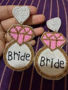 Bride Earrings - Diamond Ring Design