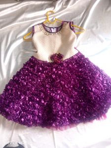 Purple 🟣🟣 Frock 4 to 6 Years