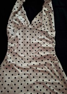 Polka Dot Halter dress